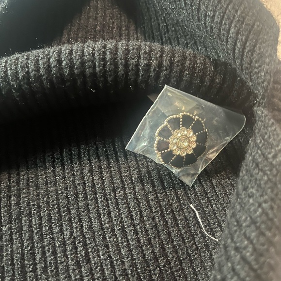 Laundry By Shelli Segal Dusty Blue Collared Knit Top - Picture 9 of 10